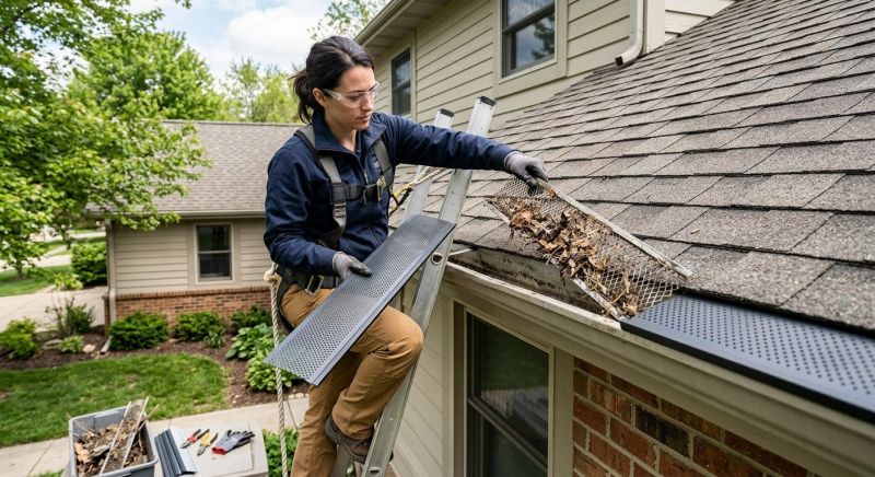 Gutter Cover Installation in Roseville, CA